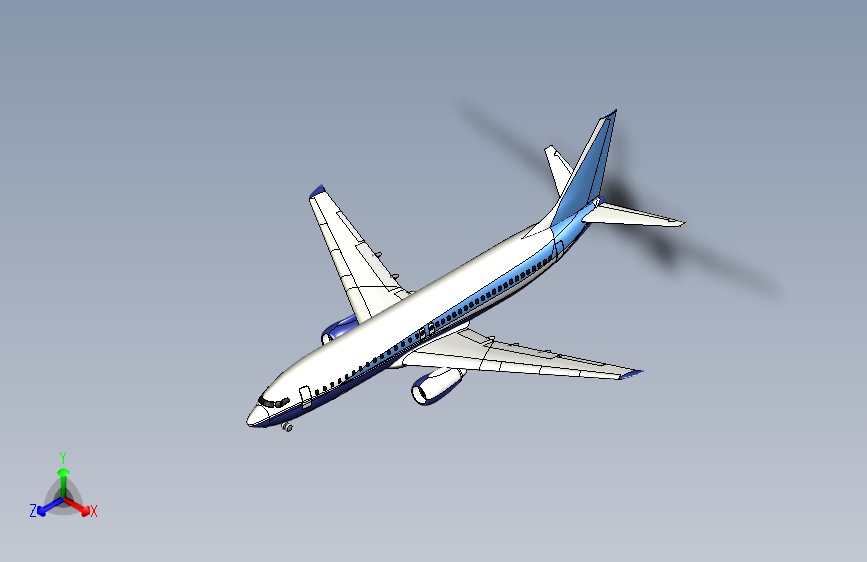 G022287-波音737-4飞机型号