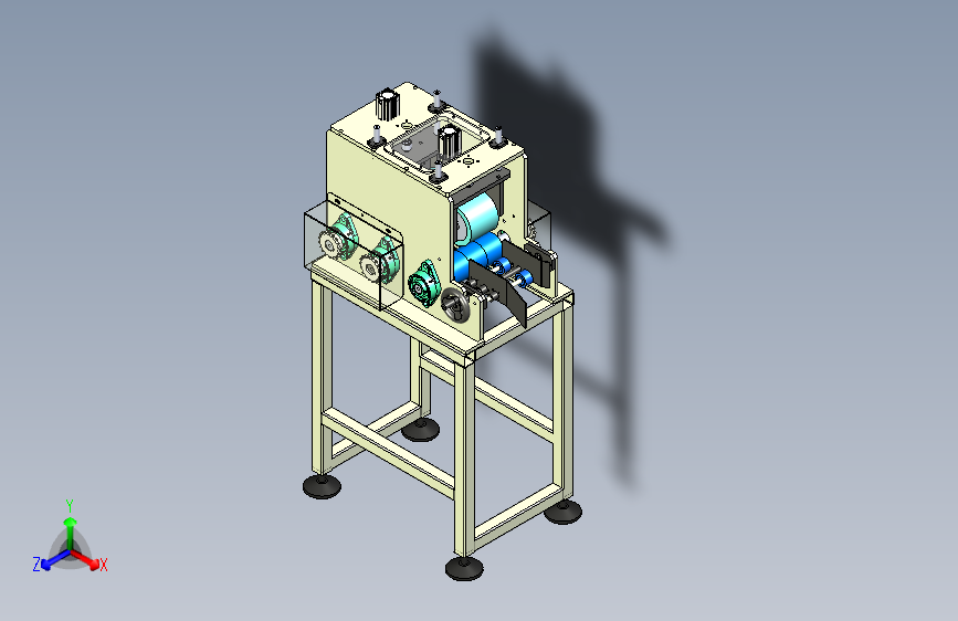 木线条送料机3D