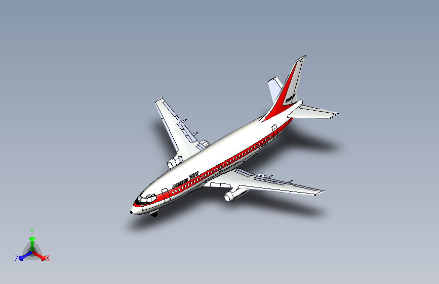 G022289-波音737-200+-+N7560V=飞机