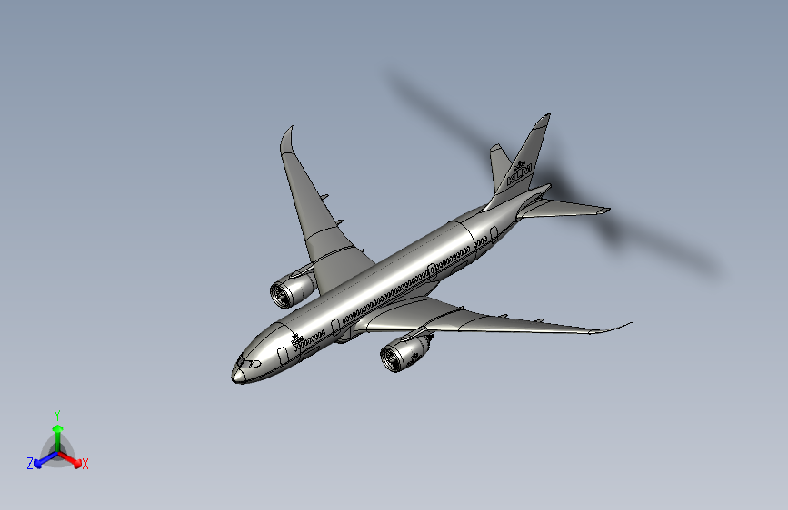 G022325-波音787-8梦想飞机+荷兰皇家航空=飞机