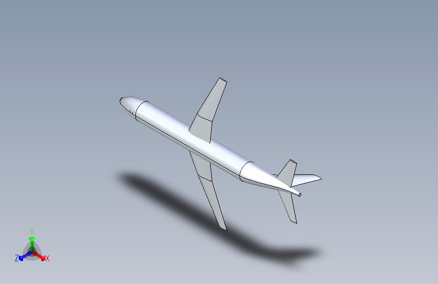 G022976-曲面建模-+航空器=飞机