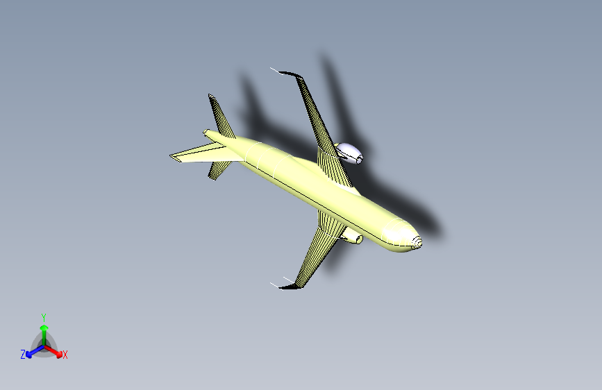G022795-空中客车A320与NACA+6系机翼=飞机
