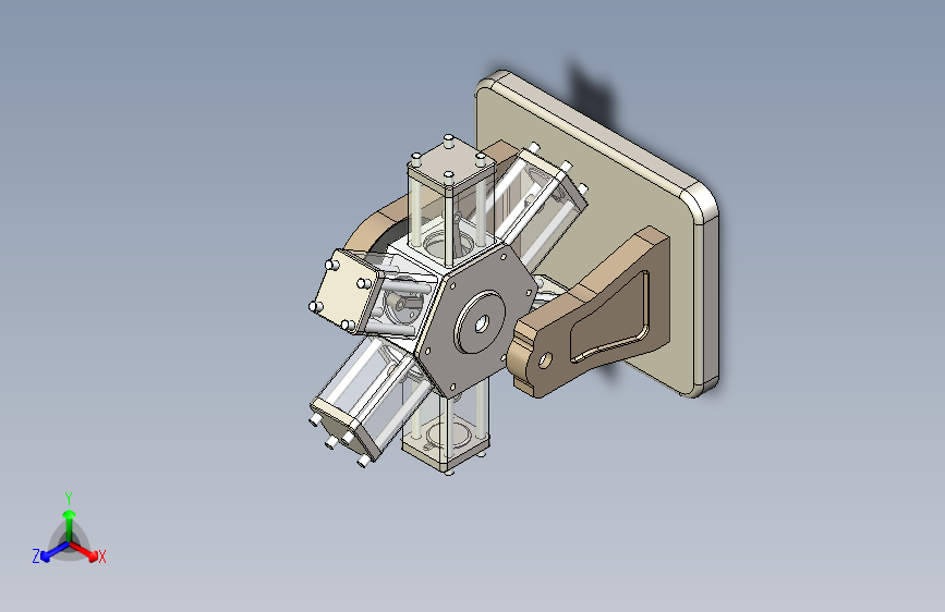 G022524-飞机径向发动机组件（SolidWorks2017）=飞机