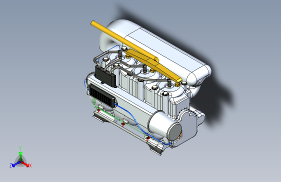 G021875-1400+CC+180+HP内板2周期海洋发动机