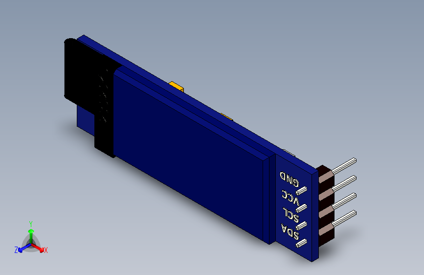 N010202-液晶屏 OLED SSD1306 I2C 0.91 128x32 白色