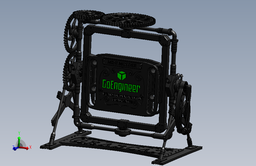 G023328-3DPW_ 蒸汽朋克迷你模具=飞机