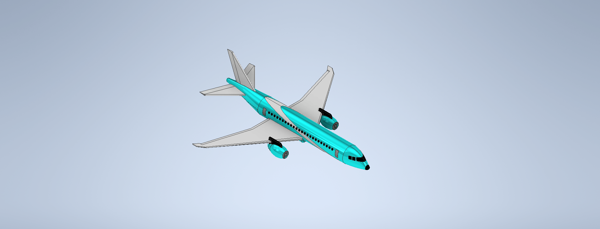 G023338-3D建模飞机=飞机