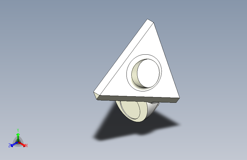 G023344-3D扫描仪目标三角形。=飞机