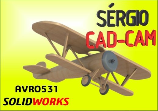 G023429-Avro 531 塞尔吉奥 CAD CAM=飞机