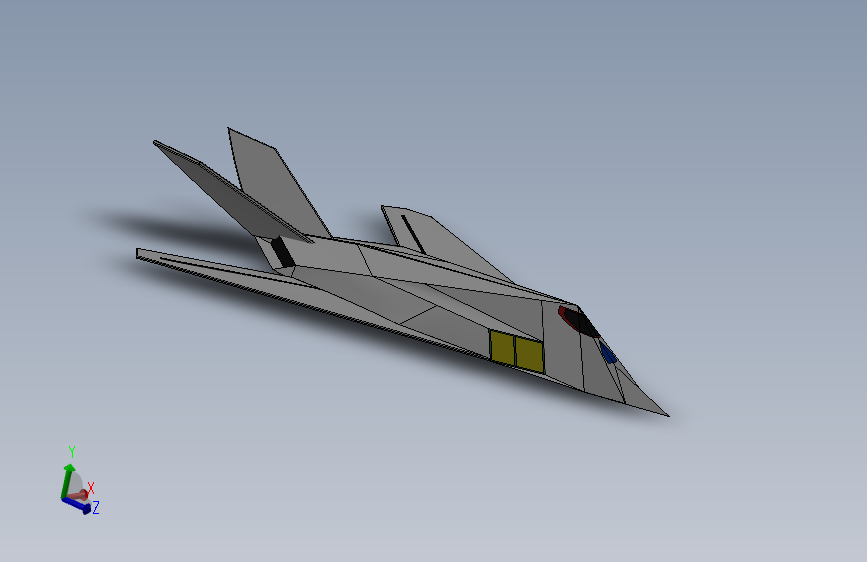 G023520-F-117 夜鹰隐形飞机 __ F117 夜鹰=飞机