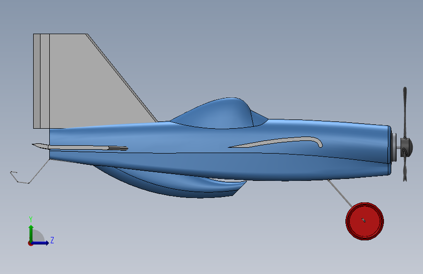 G023658-P-51 飞机=飞机 左侧视图