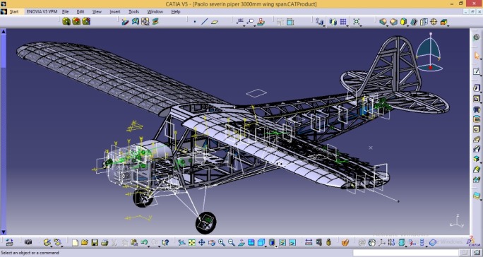 G023680-Piper cub j3 (巨型比例)=飞机