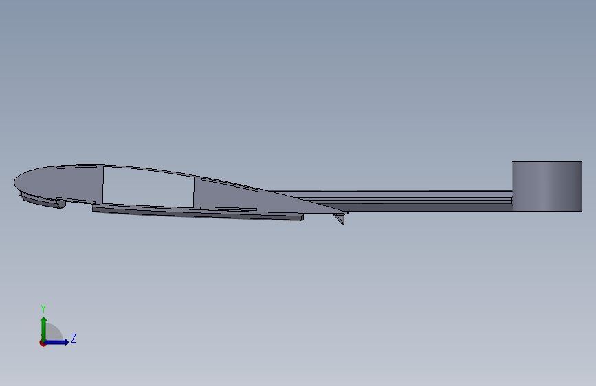 G023699-Quad plane Wing=飞机_SOLIDWORKS 2018_模型图纸下载 – 懒石网