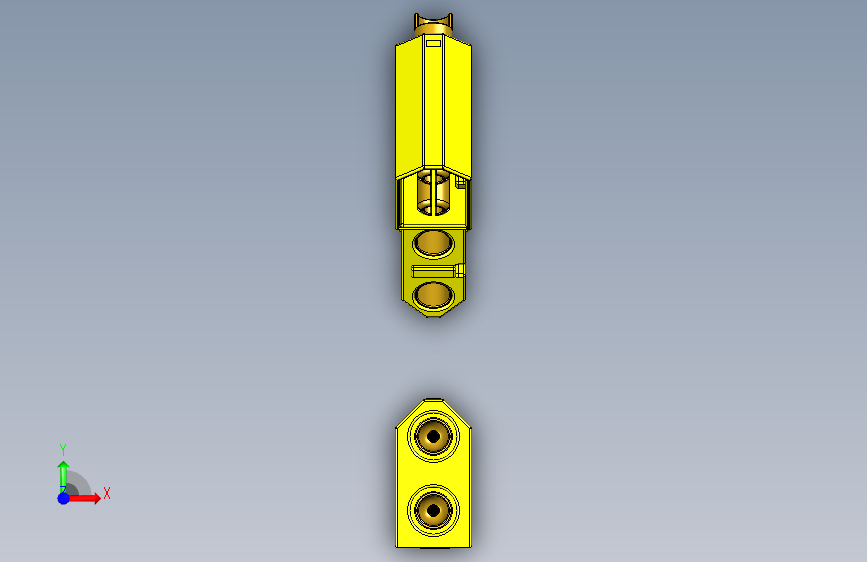 G023885-XT60连接器=飞机 正面视图