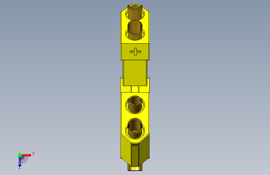 G023885-XT60连接器=飞机 俯视图