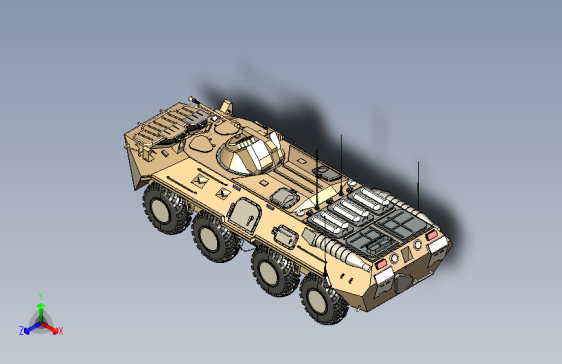 N009585-ESR+MAC20+APC+-+装甲人员载体_教育3D模型