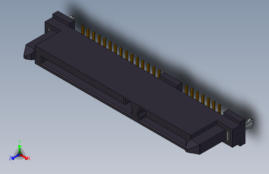 N009674-联新+SATA+7+15P+连接器