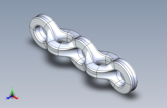 N009169-无尽链环链接+-+SolidWorks中的参数化3D模型