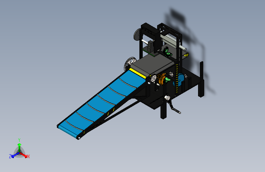 一款输送机3D模型