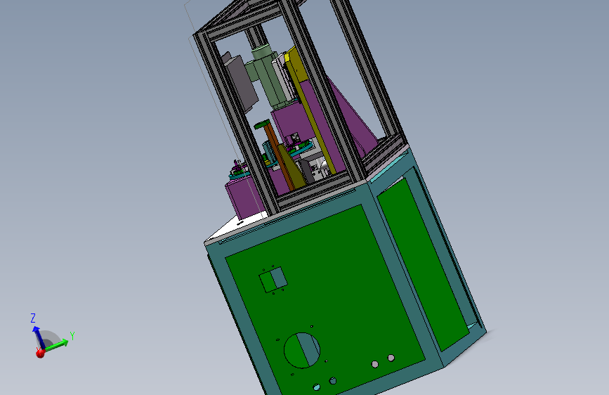 iphone USB 外壳打孔机_SolidWorks