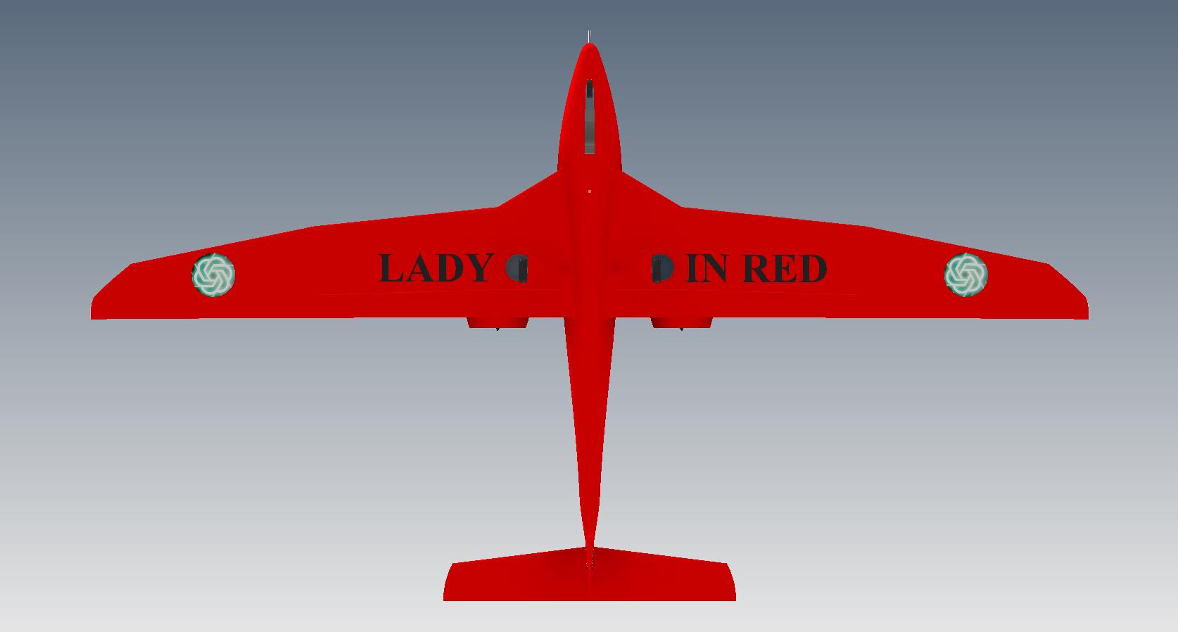 G024584-红色的飞机=飞机