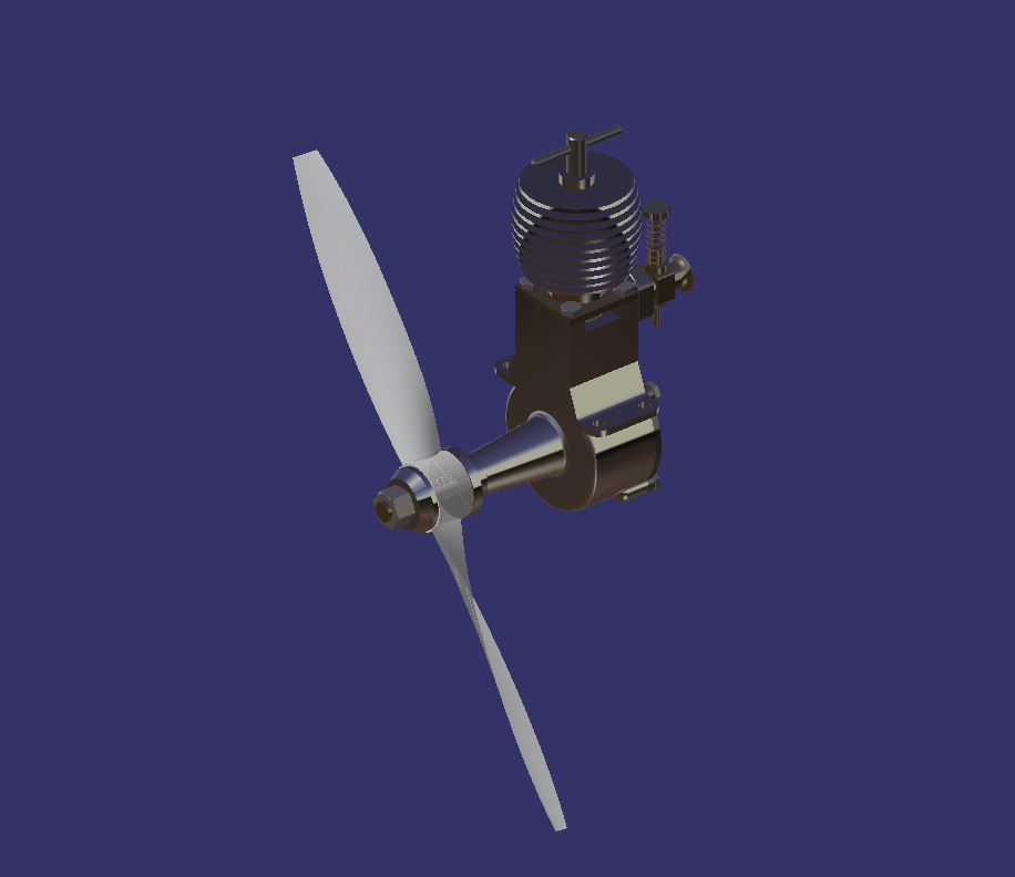 G024946-曼奇尼柴油发动机 3.5 ccm。=飞机