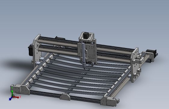 under 750等离子切割机结构3D图纸 Solidworks设计