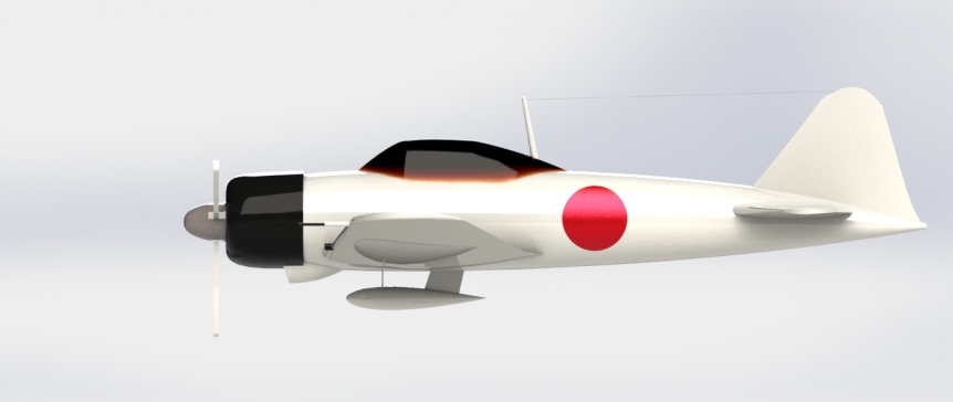 G025236-三菱 A6M 零式。=飞机