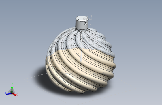 G025509-香水瓶教程 - SolidWorks曲面建模=飞机
