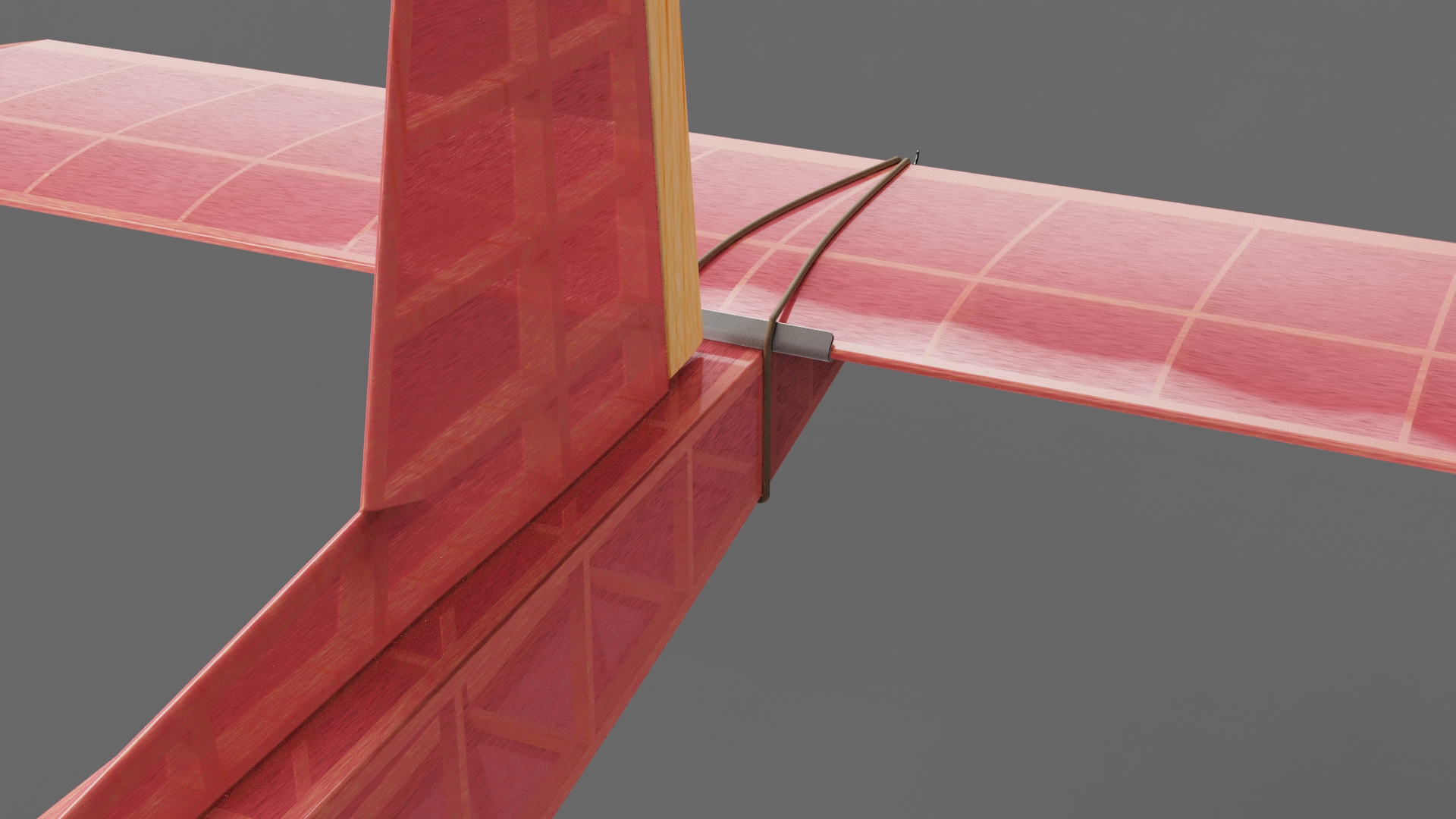 G025515-橡胶发动机飞机模型《冬奖》1966年。=飞机