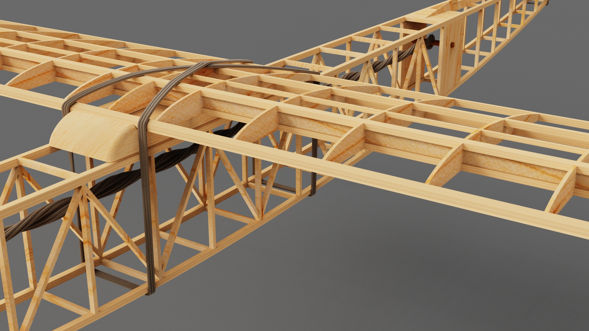 G025515-橡胶发动机飞机模型《冬奖》1966年。=飞机