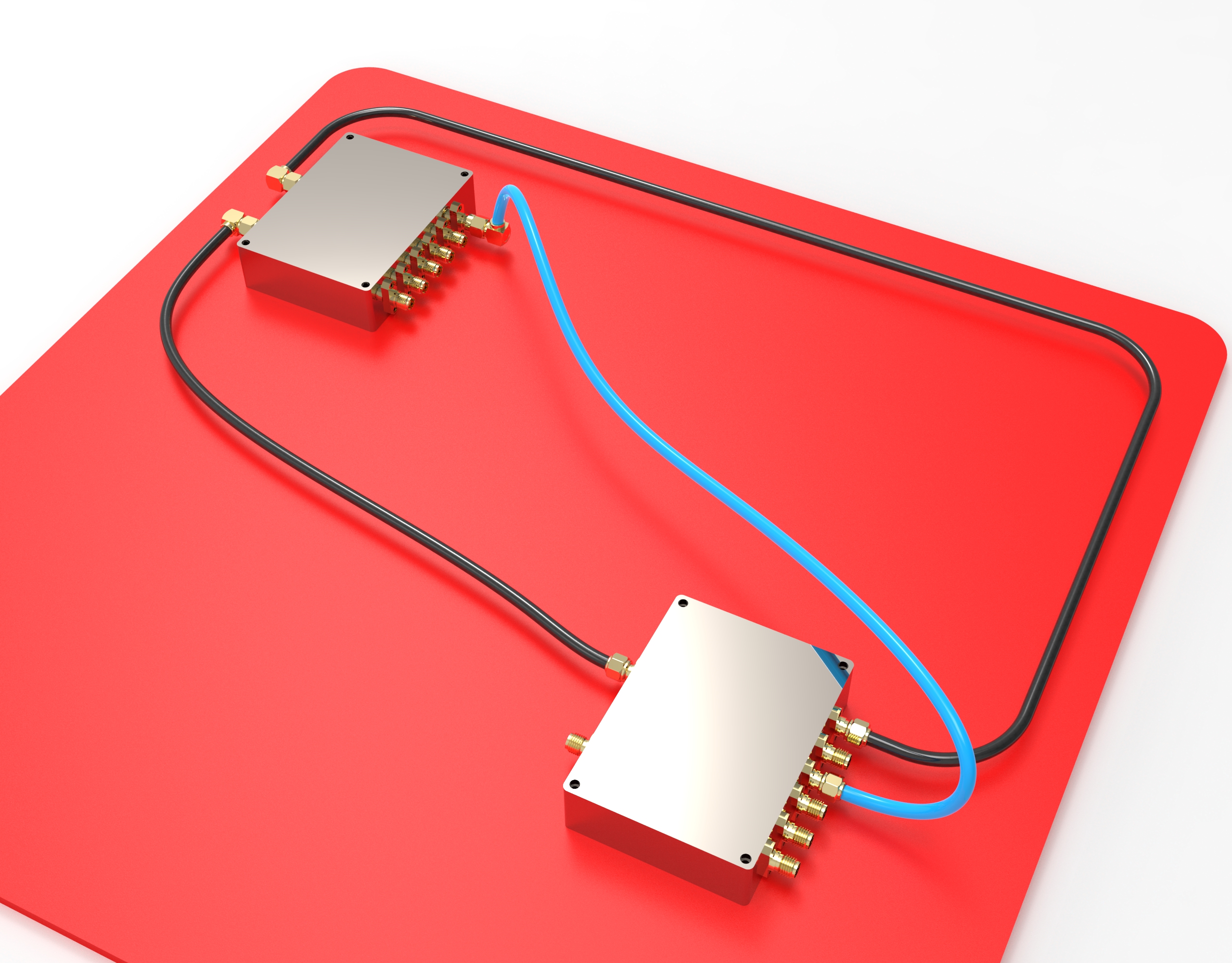 G025721-在SOLIDWORKS中进行射频机箱的电气布线=飞机