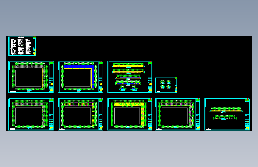 西安某公司钢结构工程cad