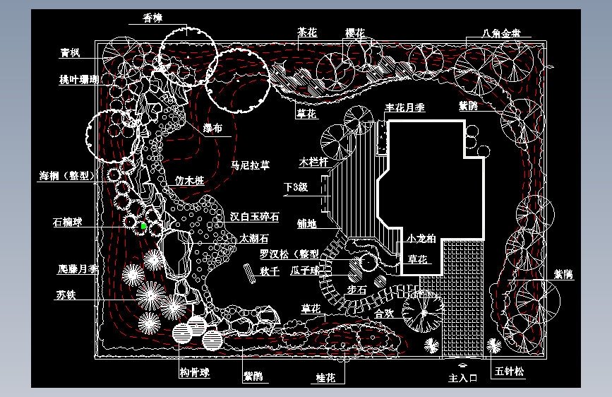小庭院园林设计图
