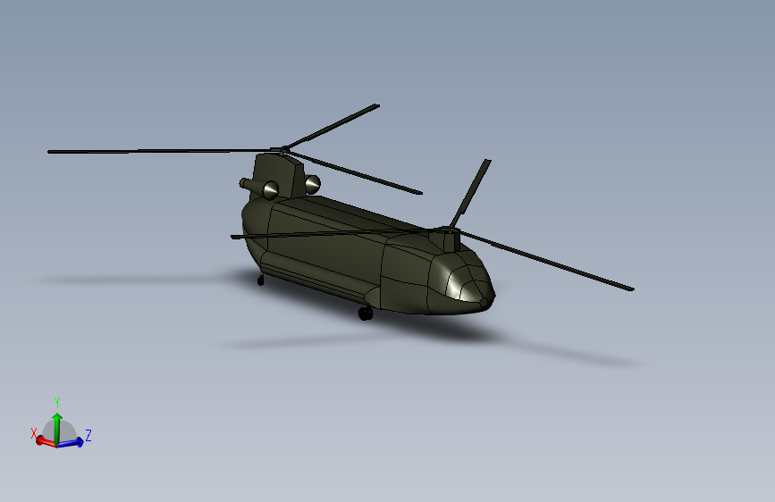 G026335-奇努克 CH-47=直升机