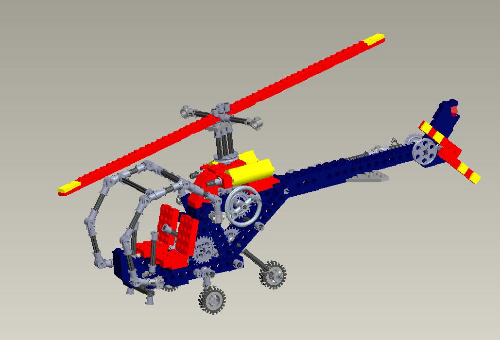 G026385-乐高技术直升机 8844=直升机