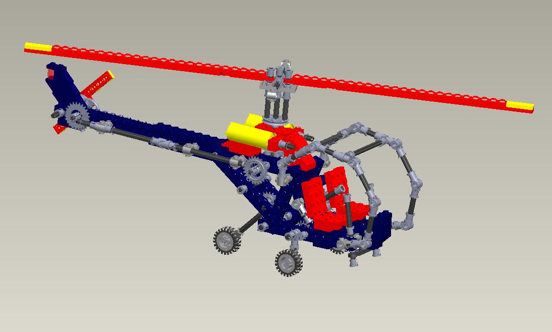 G026385-乐高技术直升机 8844=直升机