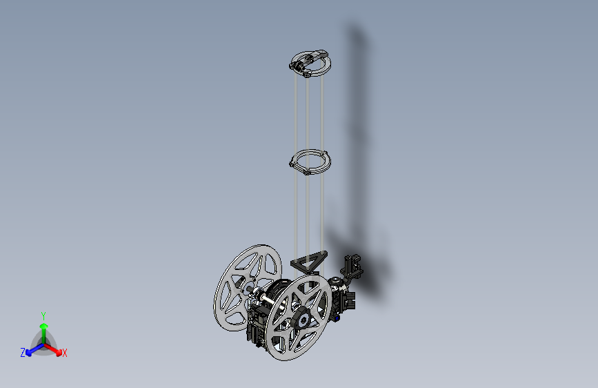 无碳小车(电控组)3D图纸