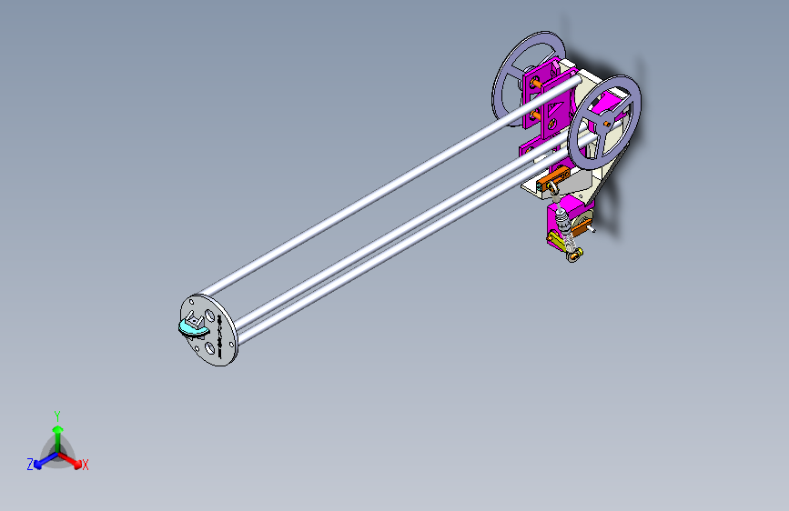 无碳小车3D模型