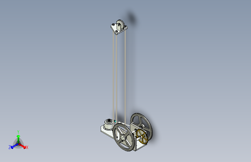 一款无碳小车3D模型