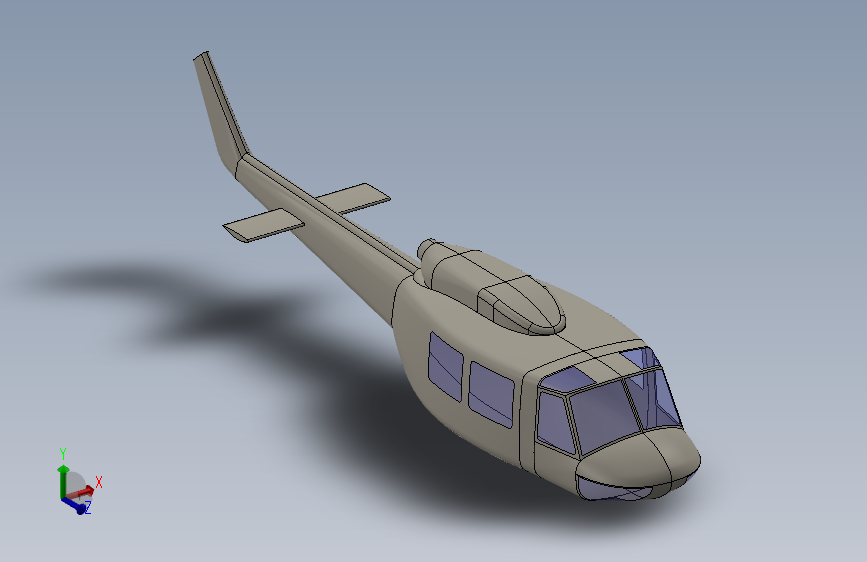 G026536-贝尔 UH-1 长蛇=直升机