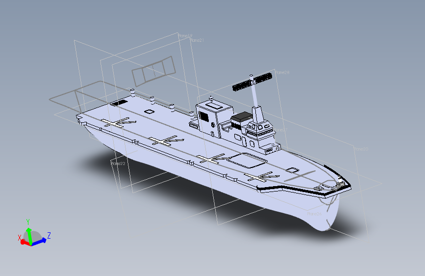 G026600-Hyuga类直升机载体DDH181 Hyuga 3D型号=直升机