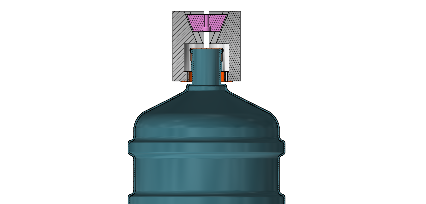 G026635-Carboy 自动化机制，瓶装灌装机（请观看视频）=直升机