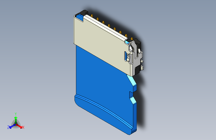 N010487-短Molex Micro SD卡插座