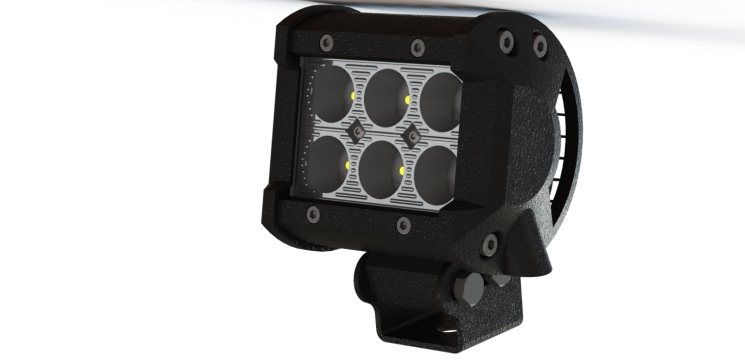 N010445-LED灯条 2x3 LED 18W 带支架