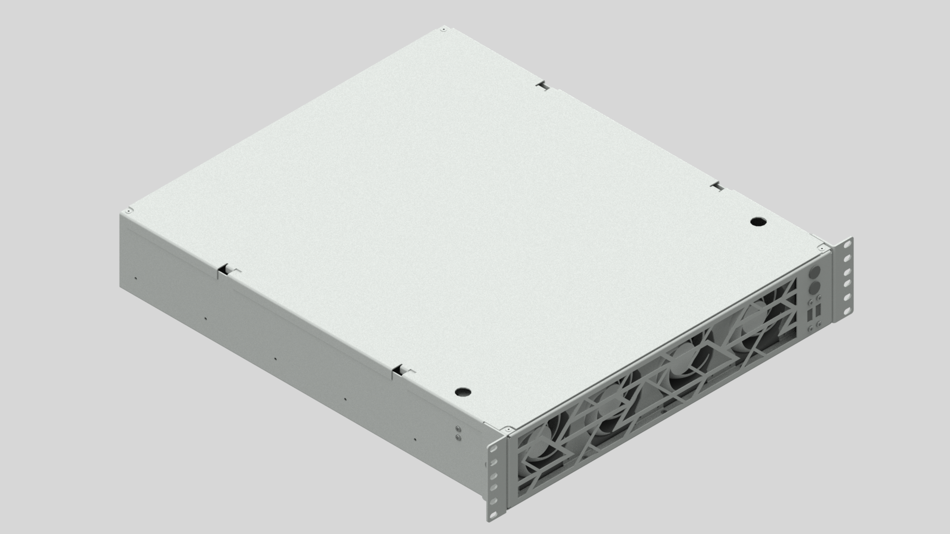 N010430-DIY 2U 机架式机箱