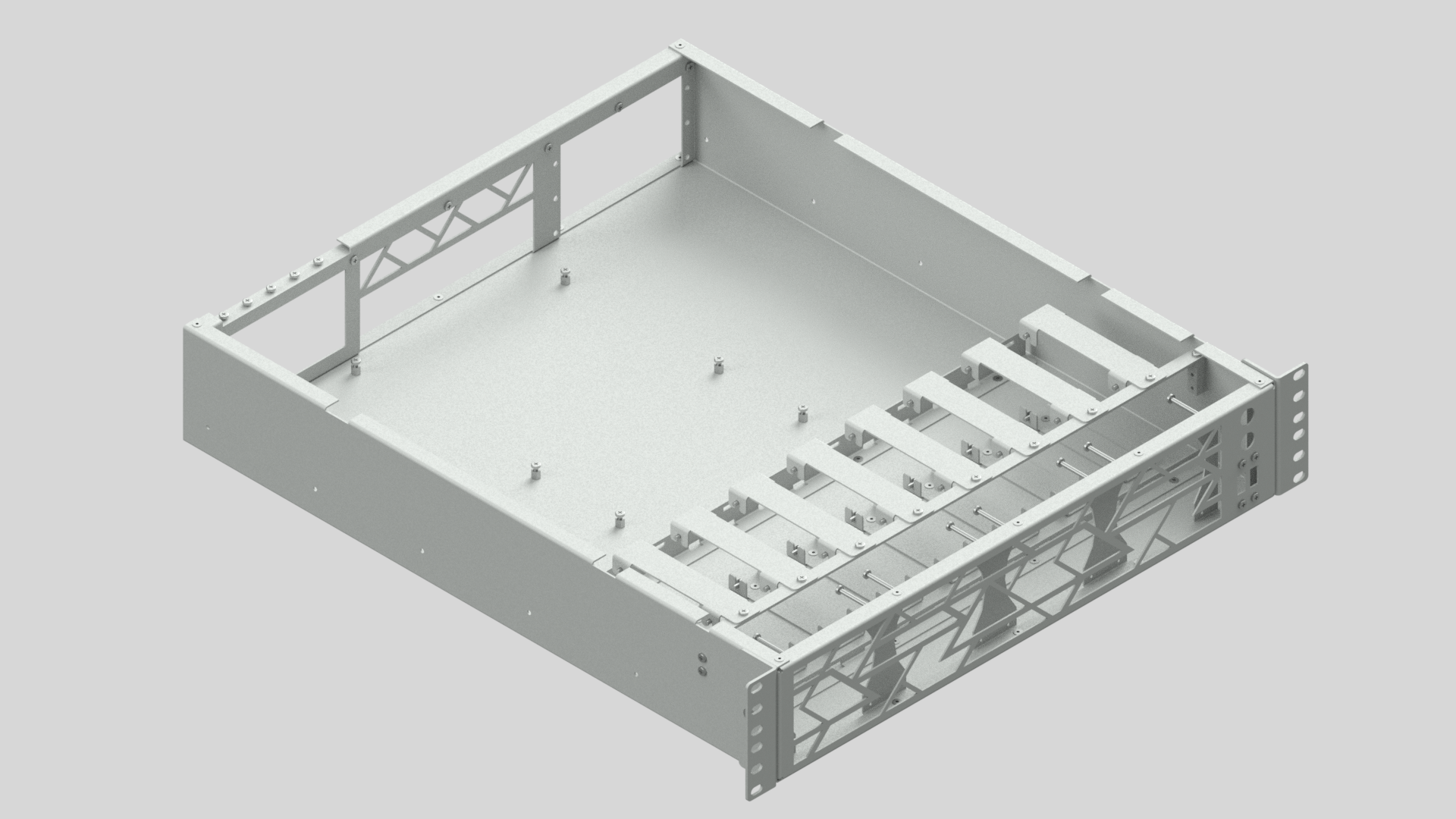 N010430-DIY 2U 机架式机箱