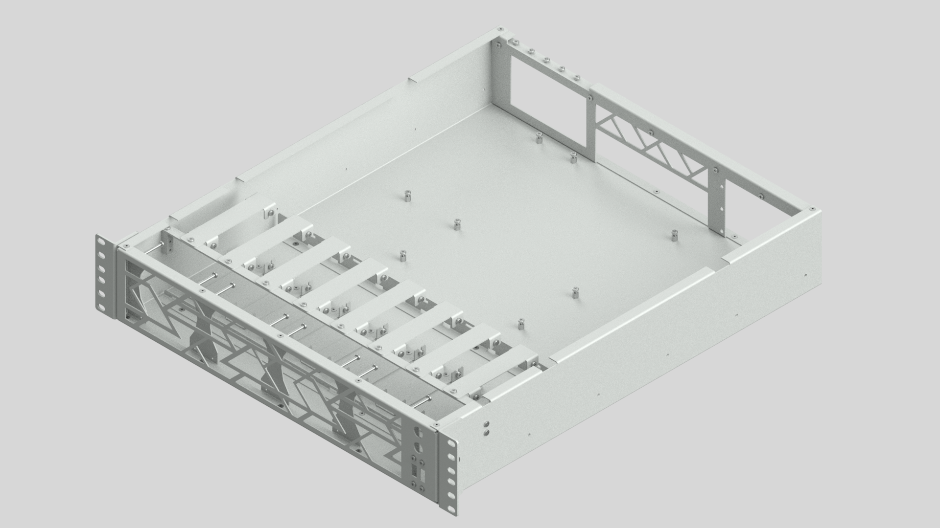 N010430-DIY 2U 机架式机箱
