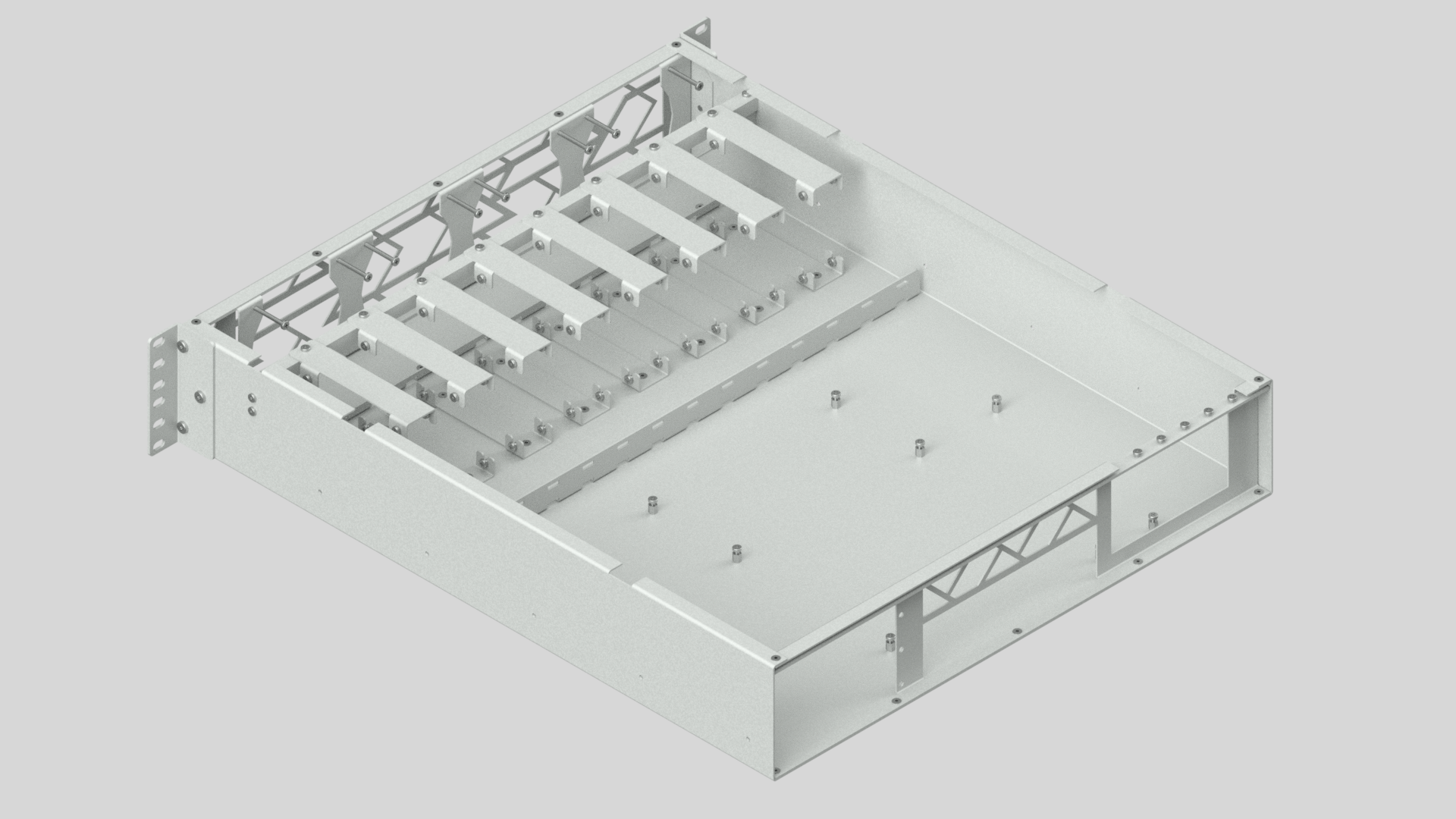 N010430-DIY 2U 机架式机箱