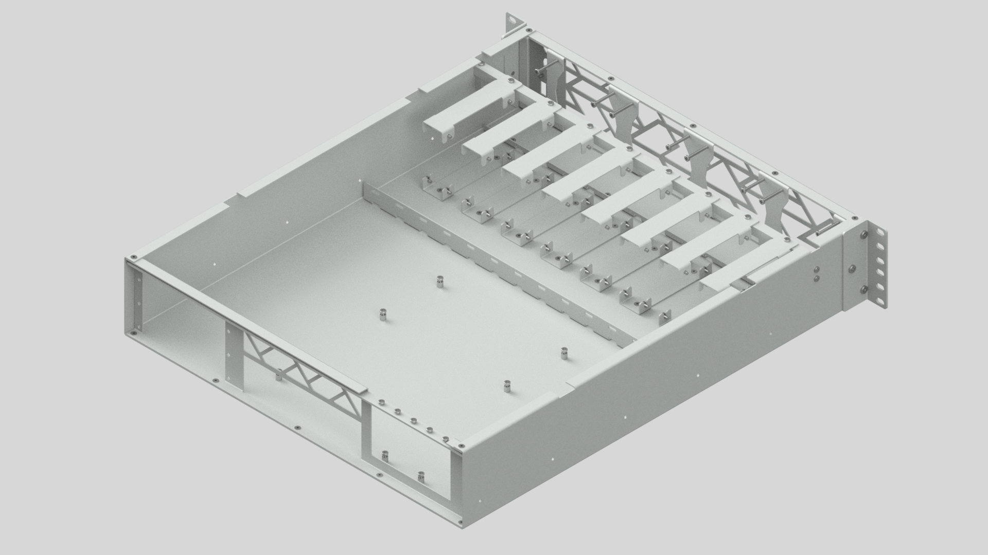 N010430-DIY 2U 机架式机箱